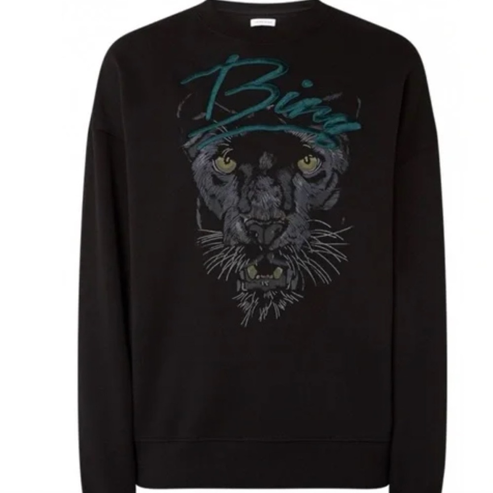 Anine Bing Kenny panther sweatshirt